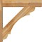 Ekena Millwork Olympic Block Rough Sawn Outlooker, Western Red Cedar, 8"W x 38"D x 38"H OUT08X38X38OLY05RWR - alternate 3
